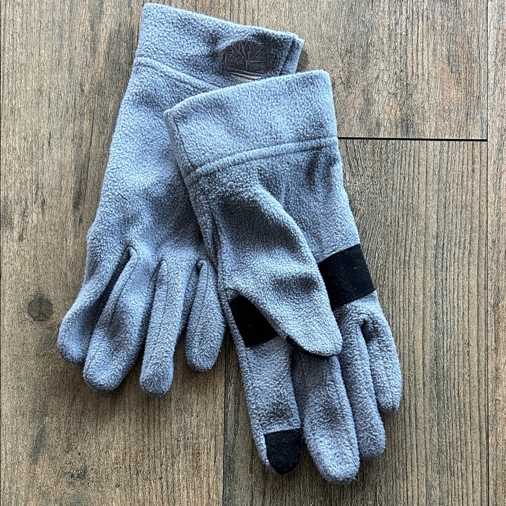 Timberland Gray Fleece Gloves